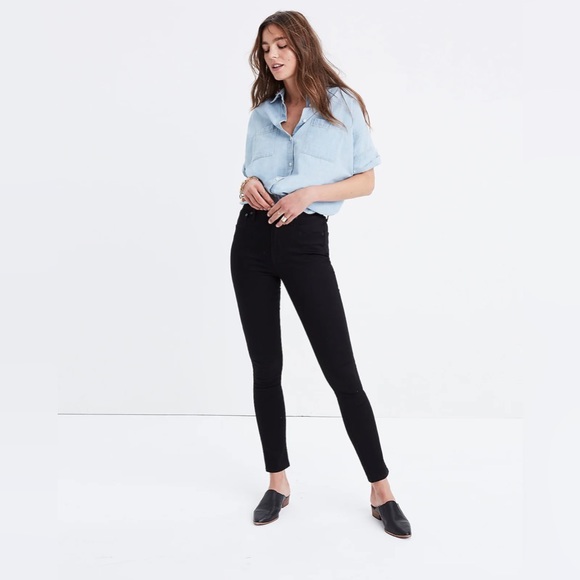 Madewell Denim - Madewell 10” High-Rise Skinny Jeans in Carbondale Wash